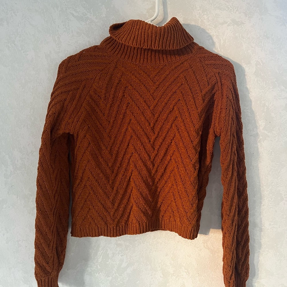 Pure Rebel cropped turtleneck